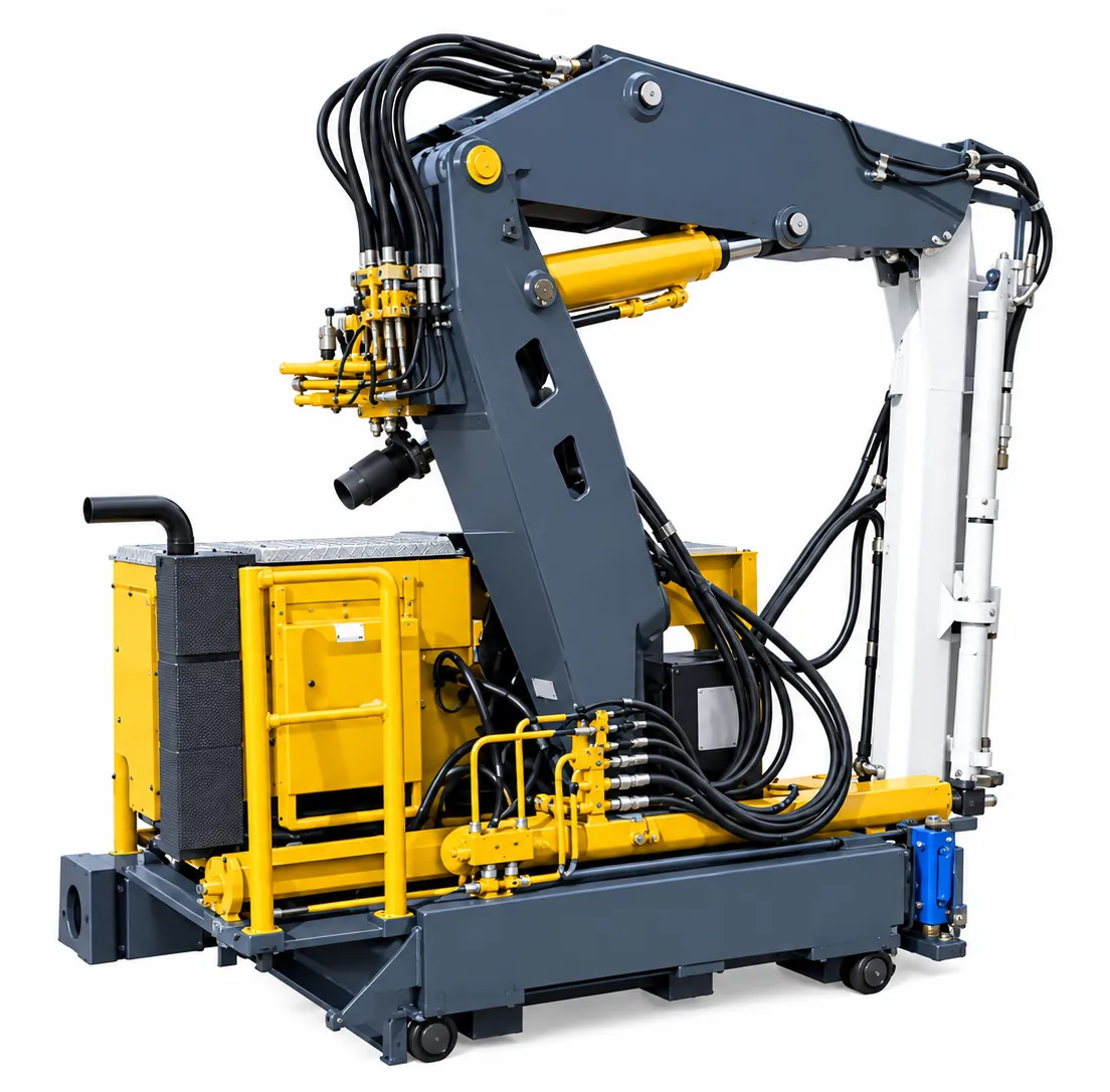 Hook loader and roll loader crane